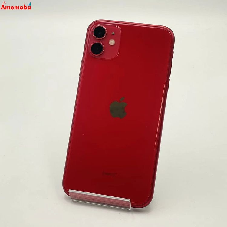 【中古】iPhone11 128GB Product Red MWM32J/A AU版SIMフリー