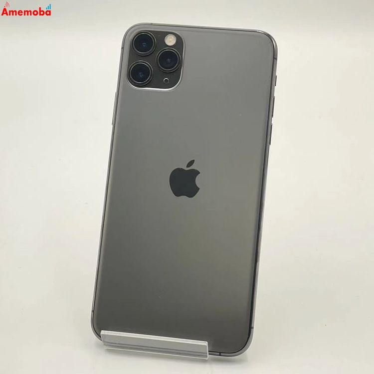【中古】iPhone11 Pro Max 512GB 間隔文字薄墨色 NWHN2J/A docomo版SIM