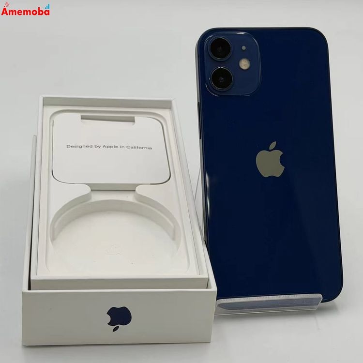 【中古】iPhone12 mini 128GB ブルー MGDP3J/A   Apple版SIMフリー  訳