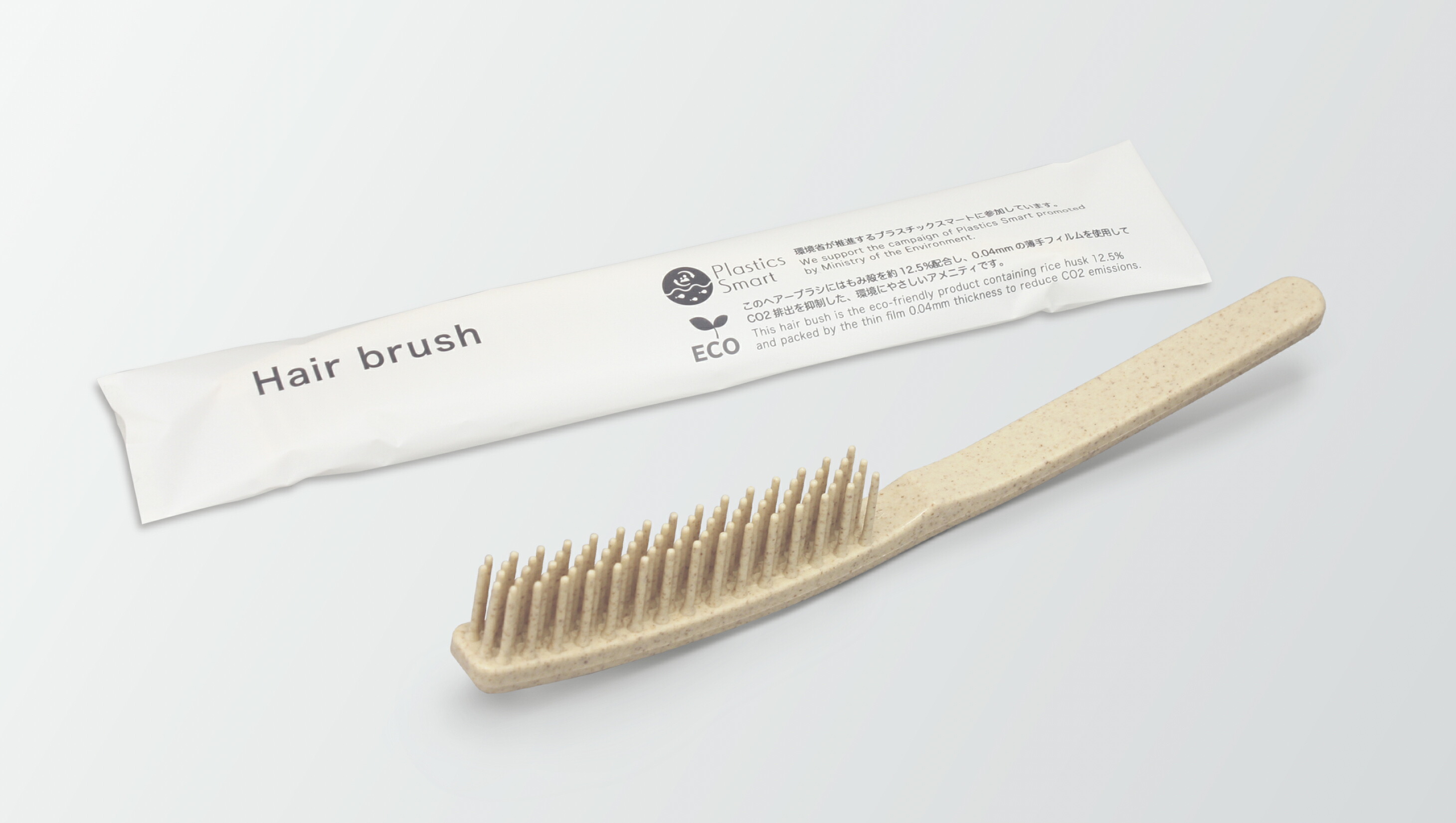 送料無料 ブランシリーズ スリムヘアーブラシ H12 1000本|アメニティズショップ