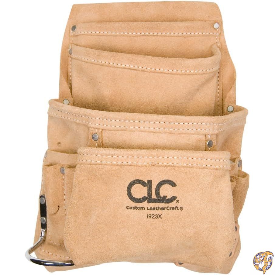 Custom Leathercraft ツールバッグ Suede Carpenter's Nail and Tool Bag, 10 Pocket [並行輸入品]