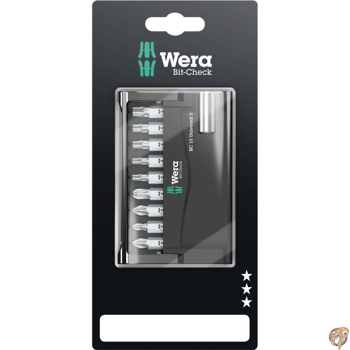Wera(ヴェラ) 05073416001 | ビット照合のしるし 10 汎用 5 ビット仕掛ける、10点入り口・入口 ブリスターパック【日本置き目インポート品】
