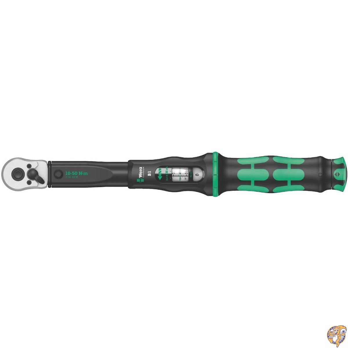 Wera(ヴェラ) 05075610001 | トルクレンチ Click-Torque B 1 レバー式ラチェット 10-50 Nm 3/8\