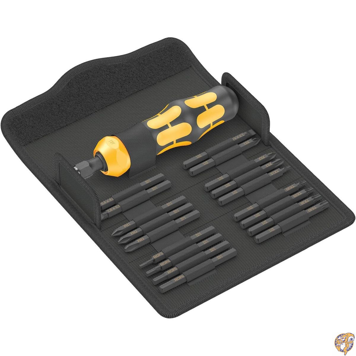 【クーポン配信中】Wera(ヴェラ) 05018110001 | 差替式ドライバー Kraftform Kompakt 900 セット 1, 19点セット 【日本正規輸入品】