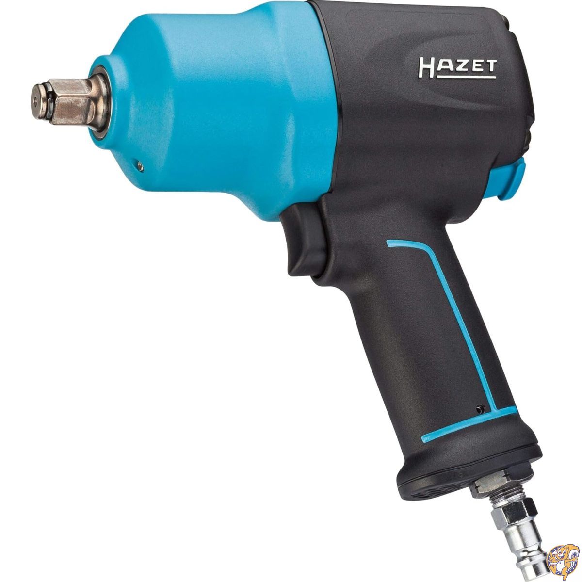 【百貨店大売り出し!クーポン券配達中】HAZET(ハゼット) エアインパクトレンチ Max.緩めトルク1700Nm 角運転12.5粍(1/2in) 低振りまわす|ねじ釘の締め高信用販売・緩め用物の具 【日本定まりインポート品】9012EL-SPC