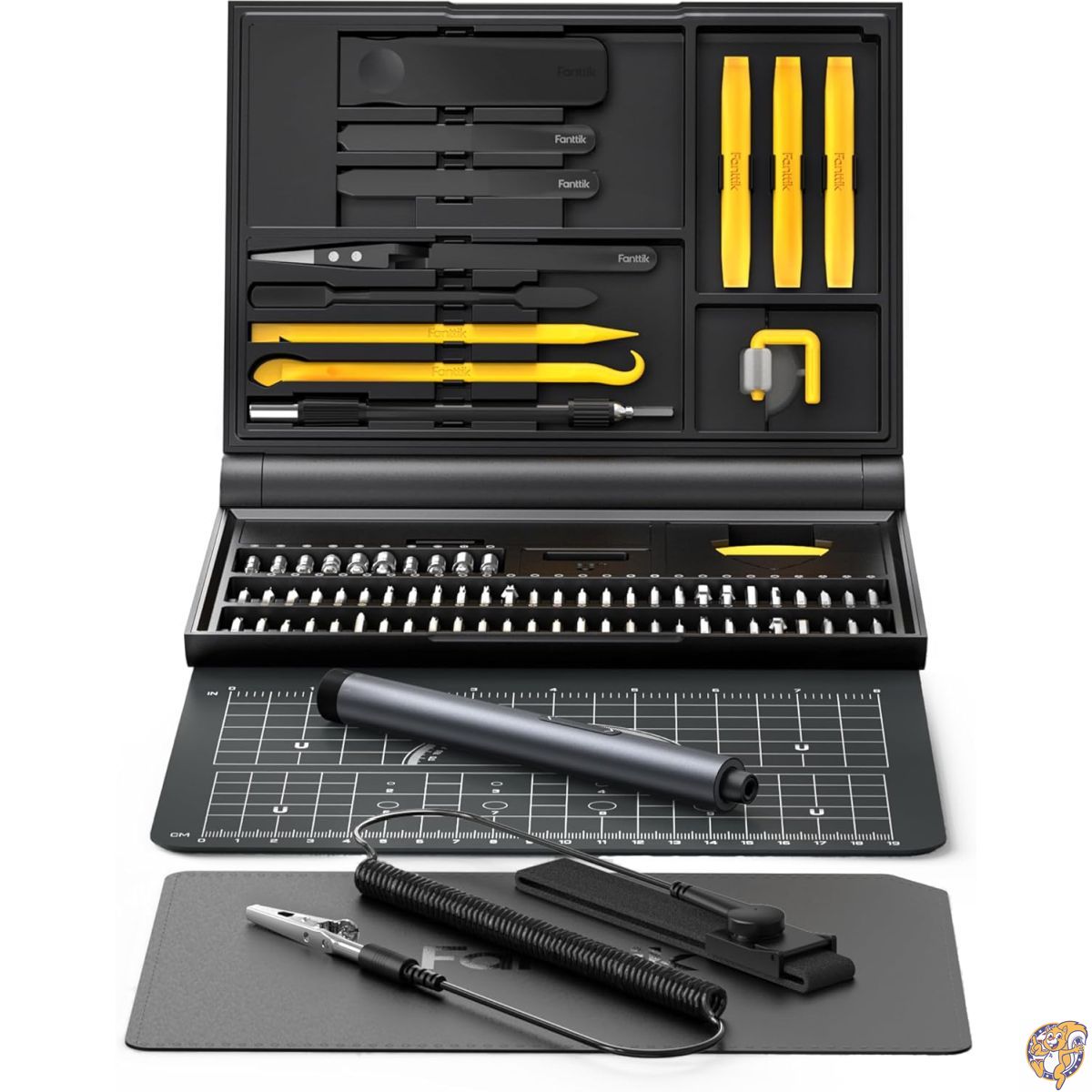 Fanttik E1 NEX Workstation 電動詳しい１番ウッド仕掛ける 詳しい設備取りつくろう御役目台 12類概念 64本磁気ビット 手道具仕掛ける 3段トルク 3N.m スマホ 眼鏡 競り合い機 ガジェット機 オールインワン 検査と修理 扶養手道具仕掛ける