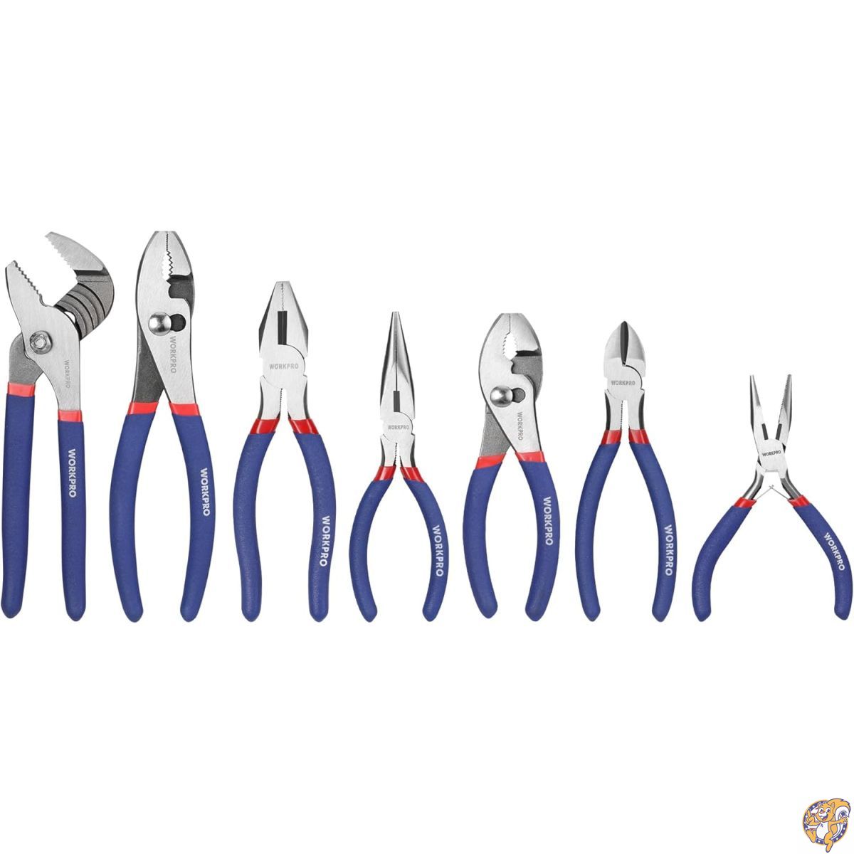 WORKPRO 7ピースプライヤーセット（8\