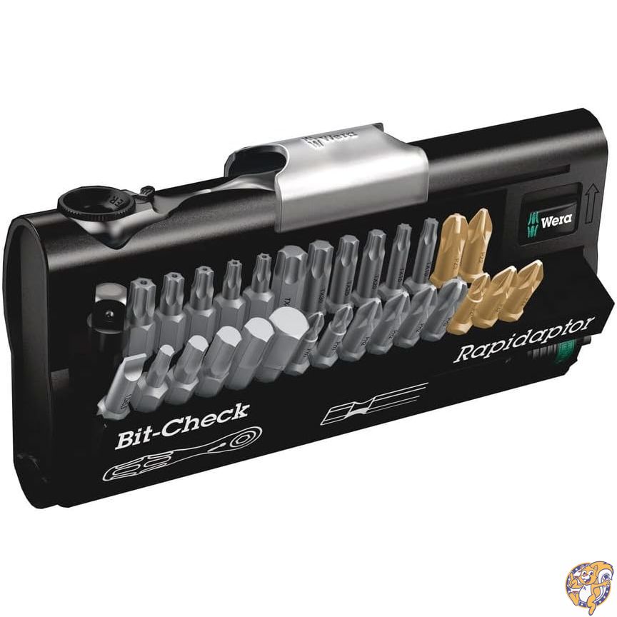 Wera(ヴェラ) 05073640001 | ビット照合のしるし(Bit-Check) 30 Zyklop ミニ 1 ビット仕掛ける、30点入り口・入口, 31点 【日本置き目インポート品】