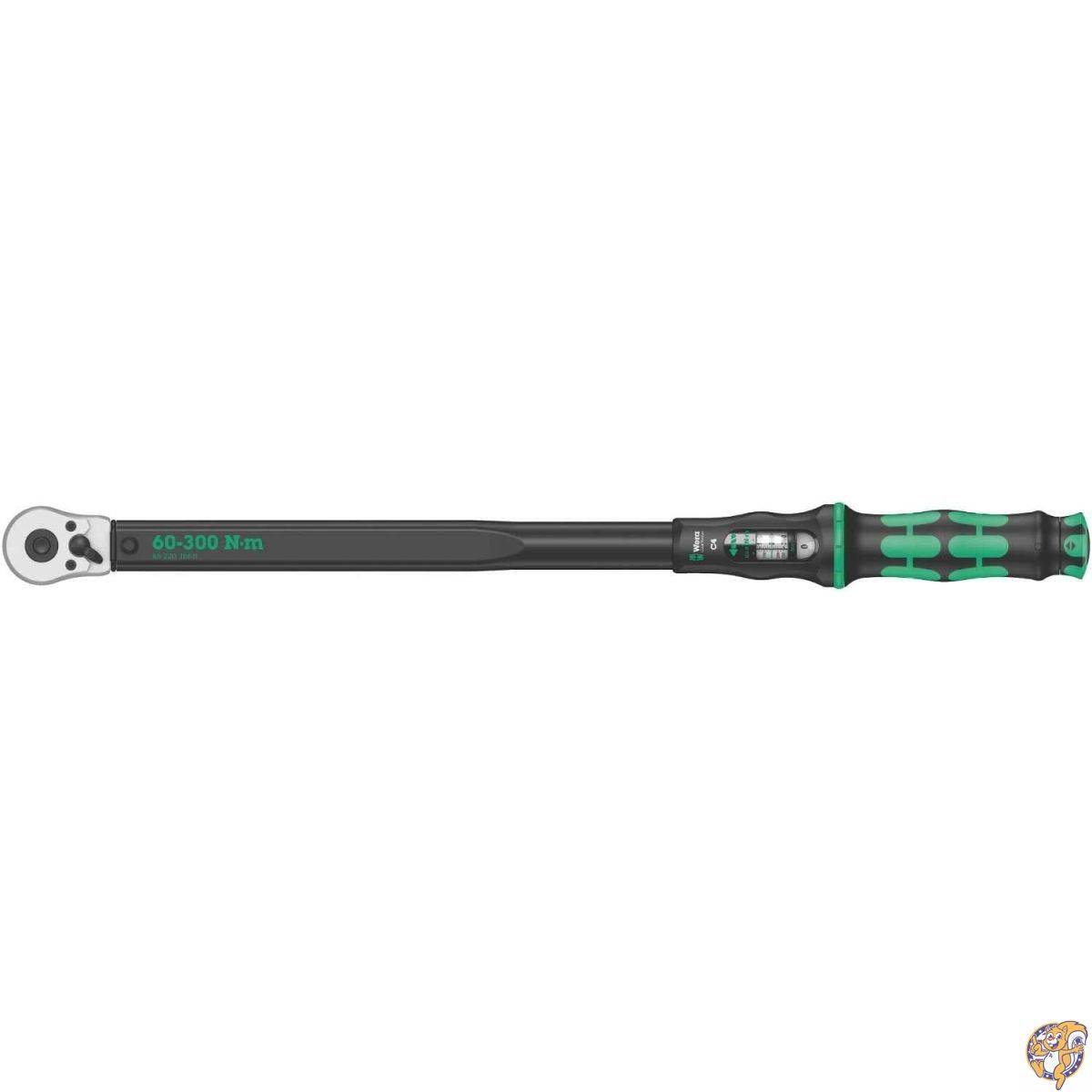 【25日最大4000円クーポン】Wera(ヴェラ) 05075623001 | Click-Torque C4 レンチ ブラック/グリーン リバーシブルラチェット付き 13mm 60-300Nm|アメリカグッドバイブス