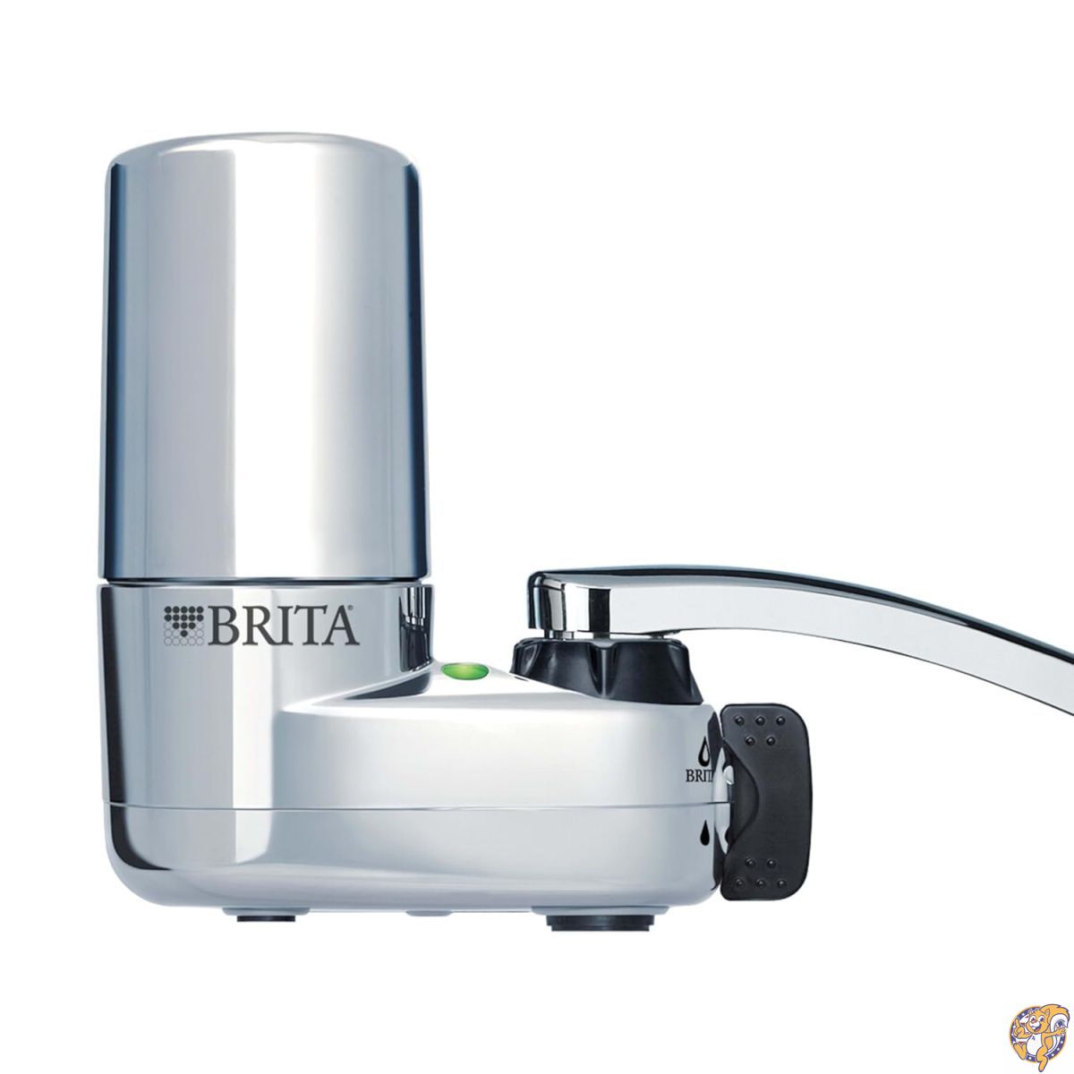 【クーポン配信中】Brita (ブリタ) ベーシック蛇口マウント浄水システム BPAフリー蛇口浄水器 シンク用 フィルターは年間2,250本のプラスチックウォーターボトルと交換可能 4か月持続 システム1個/フィルター2個付き クロム。｜アメリカグッドバイブス