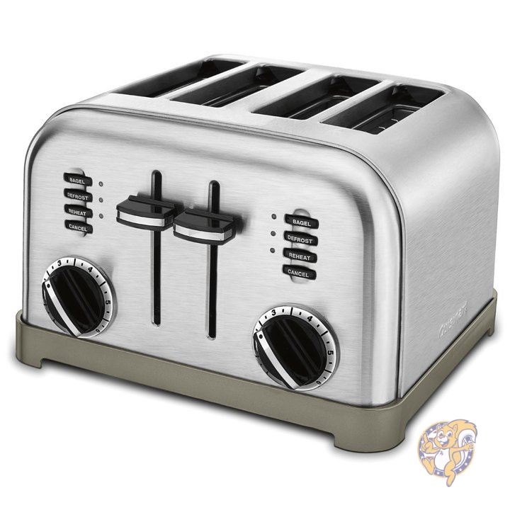 Cuisinart クイジナート CPT-180 4スライス トースター ステンレス製 再加熱 解凍機能付き　並行輸入品 送料無料
