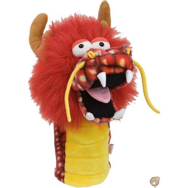 【クーポン配信中】ゴルフクラブカバー DAPHNES レッド ドラゴン ヘッドカバー アメリカ輸入
