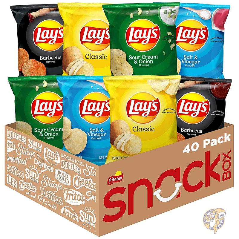 【クーポン配信中】レイズ Lay's ポテトチップス お菓子 バラエティパック 28g 40個パック TONOMO 7,818円