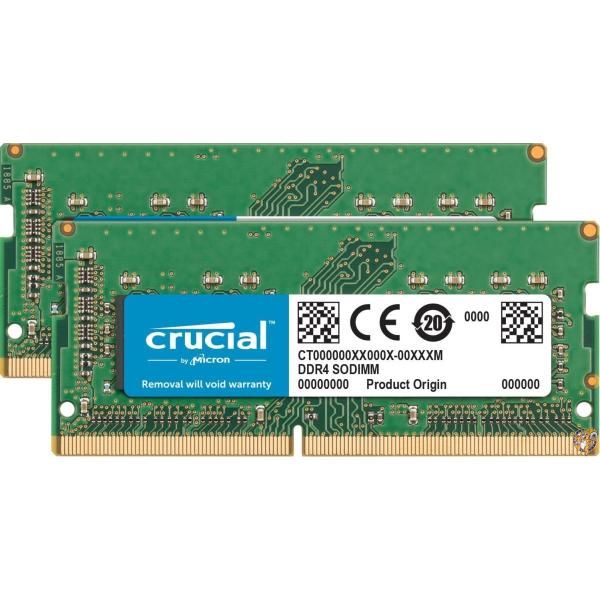 楽天市場】Crucial 32GB Kit (2 x 16GB) DDR4-2666 SODIMM