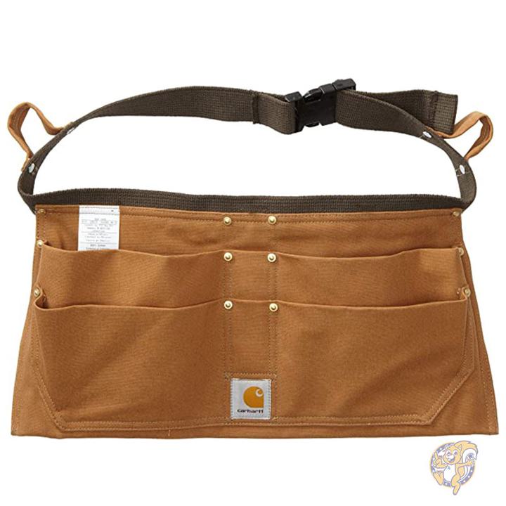 【クーポン配信中】Carhartt カーハート ツールベルト ダックネイル エプロン 道具入れ ブラウン A09