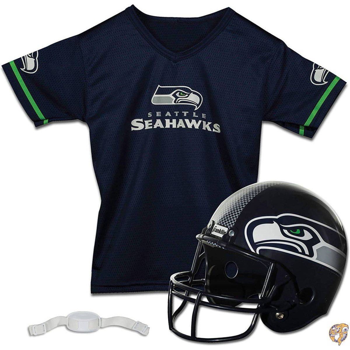 【百貨店大売り出し!クーポン券配達中】Franklin Sports 青二才安全帽とジャージセット NFL M [並行輸入品]