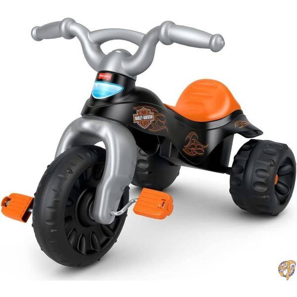 【クーポン配信中】フィッシャープライス(fisher price) 【オンライン限定】ワイドなタイヤで乗りやすい！ハーレー・ダビッドソン三輪車 【2～※体重～25kg】 W1778