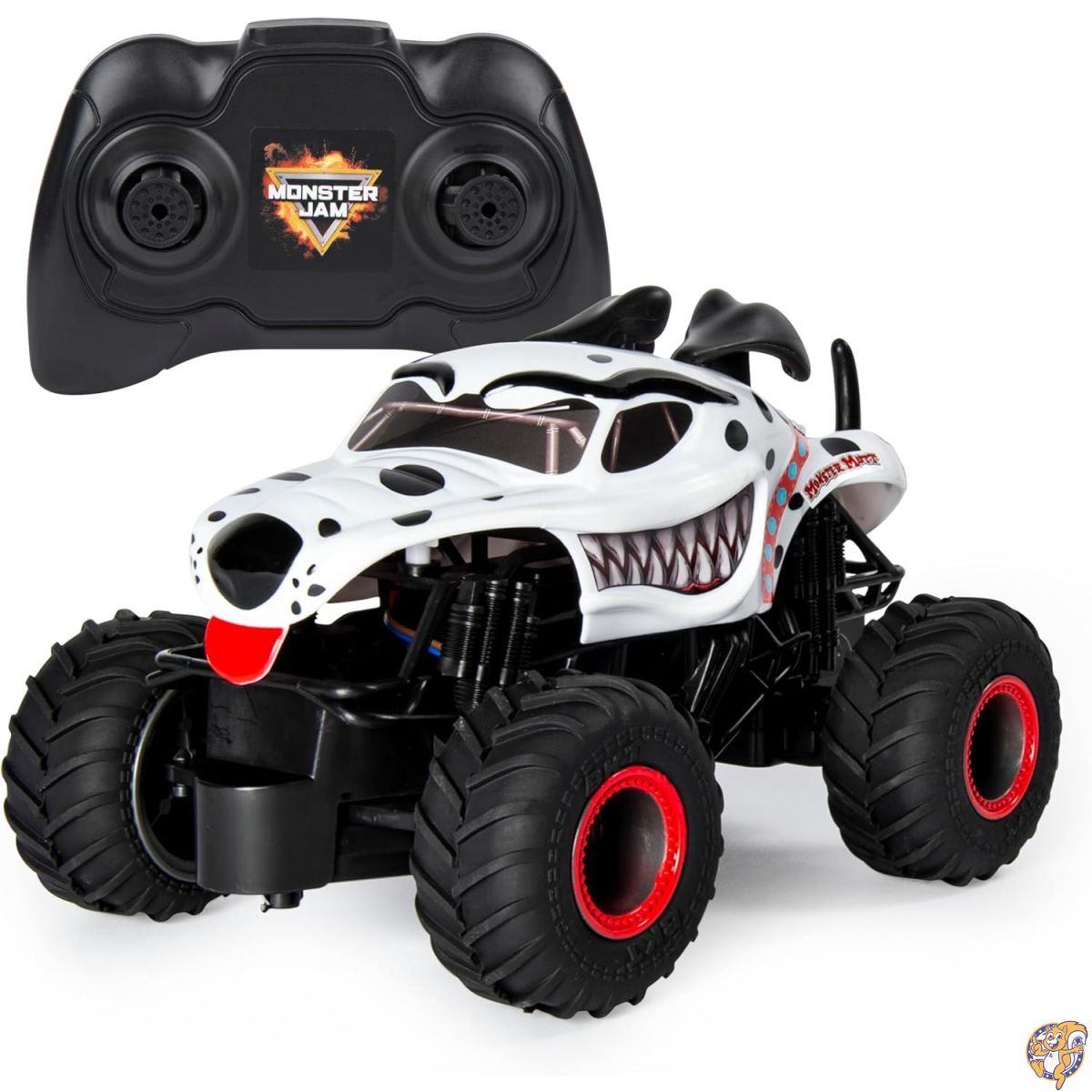 【全品1000円割引★オープン記念】Monster Jam 公式 モンスターマット ダルメシアン リモコン モンスタートラック 男の子 女の子 1:24スケール 2.4GHz 対象年齢4~6歳以上