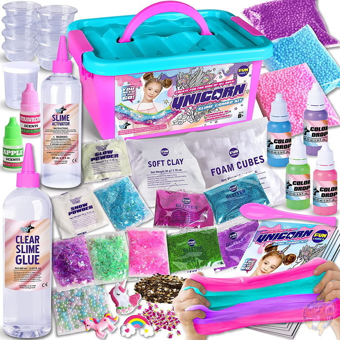 楽天市場】【送料無料】スライム20種類＋ビーズ・ラメセット 恐竜