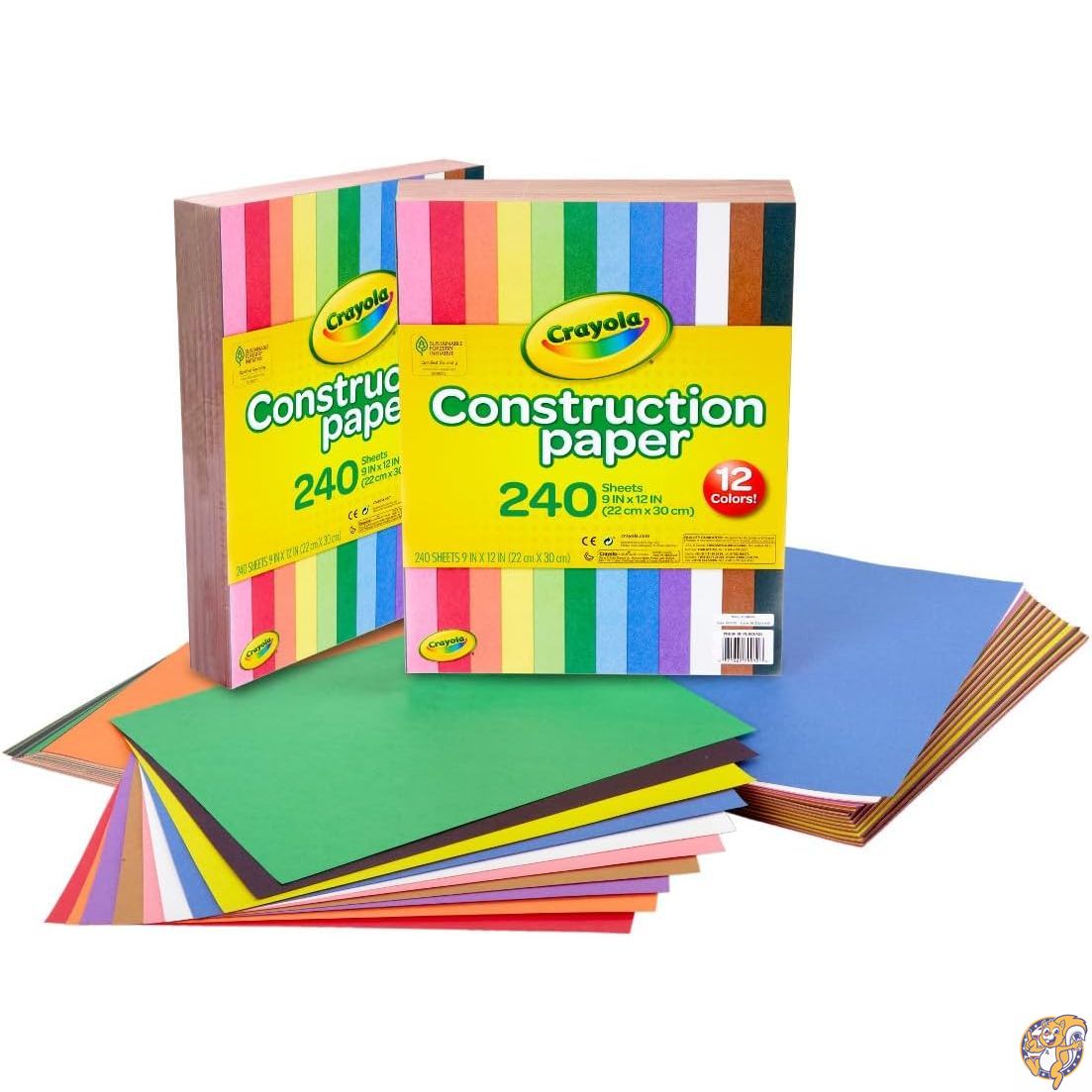 【百貨店大売り出し!クーポン券配達中】[クレヨラ]Crayola Construction Paper, 240 Count, 2Pack 99-0013 [並行輸入品]