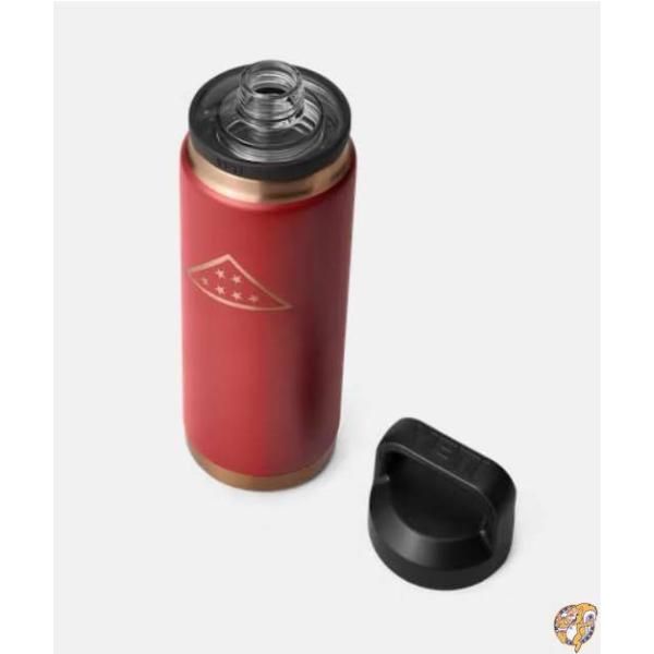 【百貨店大売り出し!引き換え証配送中】YETI (イエティ) Rambler 26薬局衡オンス瓶 無意味さ断熱 ステンレス鋼スチール写真 チャグキャップ付き添い人 折りたたみ式 ブリックレッド