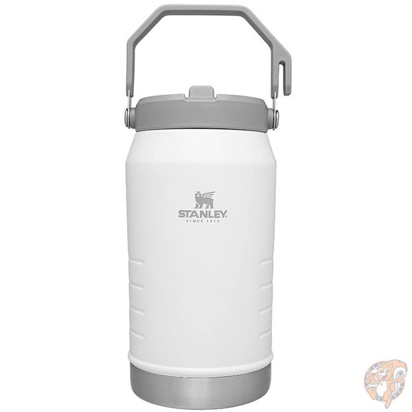 【百貨店大売り出し!引き換え証送達中】スタンレー Stanley IceFlow ステンレス鋼 ウォータージャグ ポーラー 吸い筒 麦わら付き添い人 64薬局衡オンス/約1.9L 貨物輸送無料