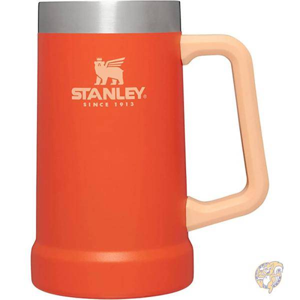 Stanley スタンリー アウトドア 冒険 ビッググリップ ビアジョッキ タンプラー 虎リリー 10-02874-223