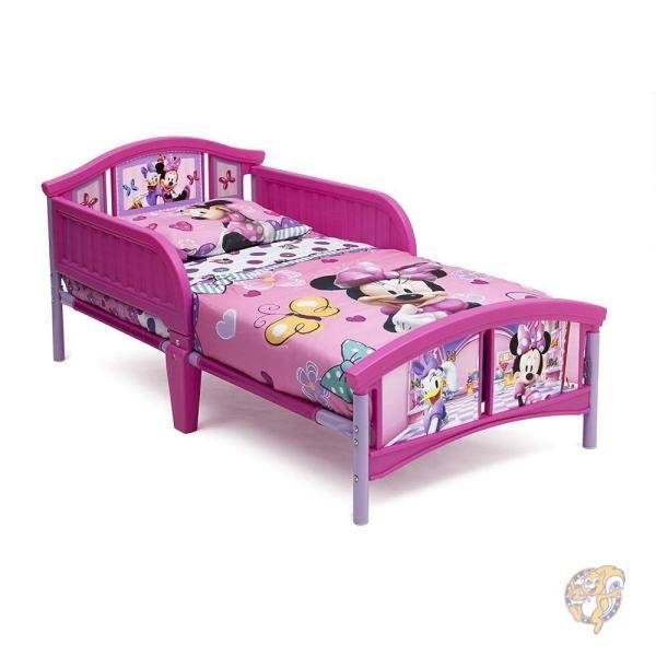 【最大777円クーポン配信】Delta Children Disney デルタチルドレン ディズニー子供用 幼児ベット ミニーアメリカ輸入家具 アメリカ輸入雑貨 送料無料