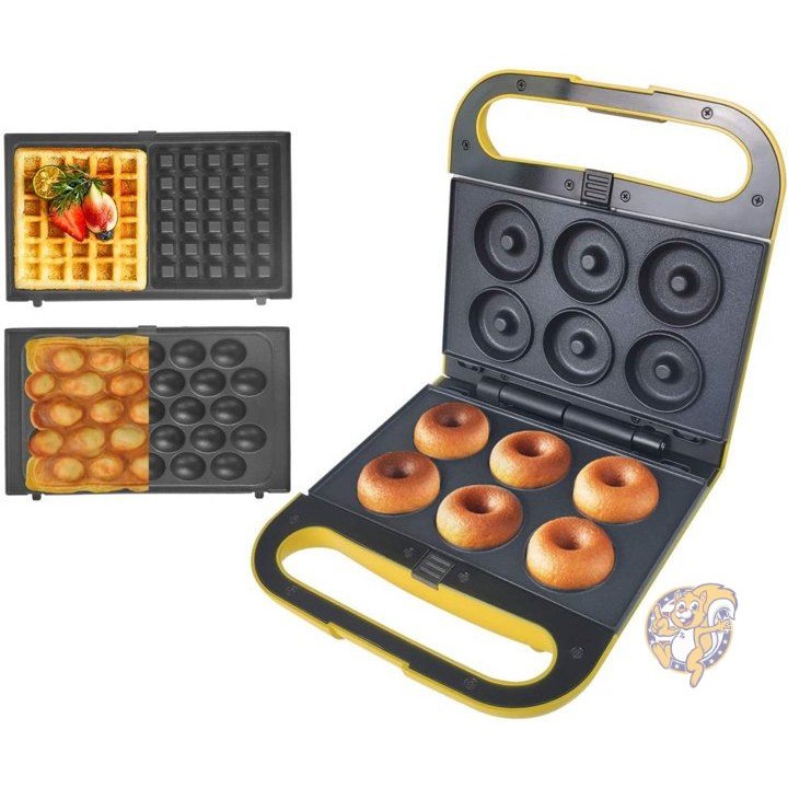 【最大777円クーポン配信】ドーナツ　ベルギーワッフル　バブルワッフルメーカー Health and Home マルチメーカー　時短家電　朝食　おやつ ホットケーキ　パンケーキ　ワッフル作り　ドーナツメーカー　ドーナツ手作り