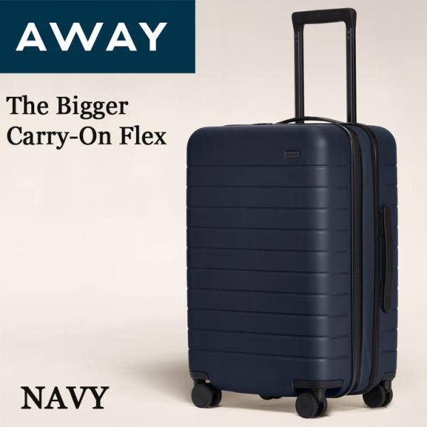 AWAY スーツーケース The Bigger Carry-On Flex アウェイ NAVY 軽さ 持ちはこび入れもの 貨物輸送無料