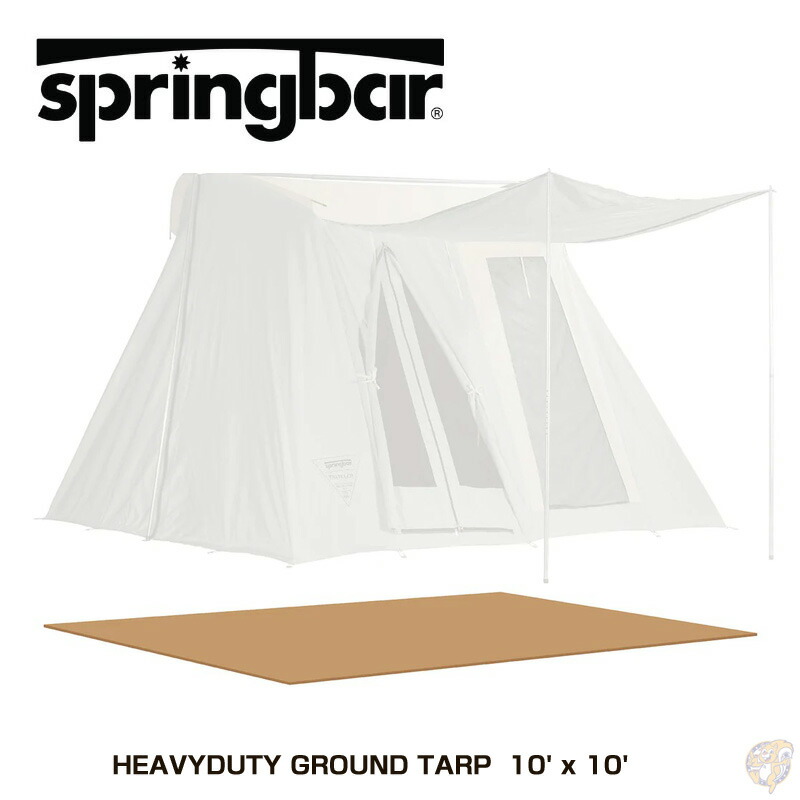 【クーポン配信中】Springbar HEAVY DUTY GROUND TARP 10' x 10' スプリングバー タープ