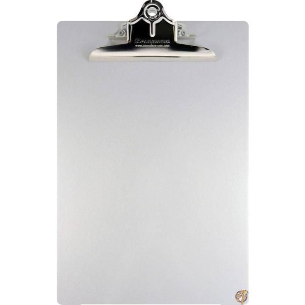 Aluminum Clipboard w/High-Capacity Clip, 1\