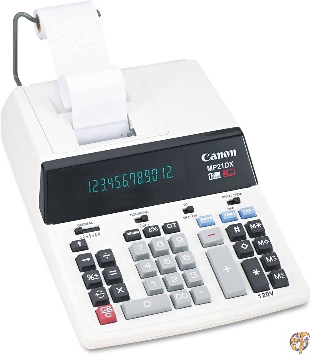 【百貨店大売り出し!引き換え証配送中】Canon MP21DX Mp21dx Two-color Printing Calculator 12-digit Fluorescent
