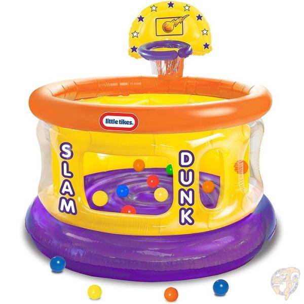 【百貨店大売り出し!クーポン券持参中】リトルタイクス Little Tikes スラムダンク 大きなどんぶり鉢窪溜まり 篭球 トランポリン 庭 室内 貨物輸送無料