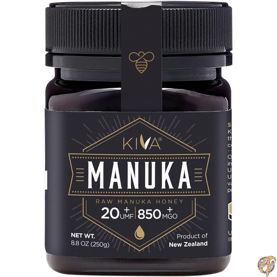 【最大777円クーポン配信】Kiva UMF値20以上 の 未精製マヌカハニー MGO 850 (250g)