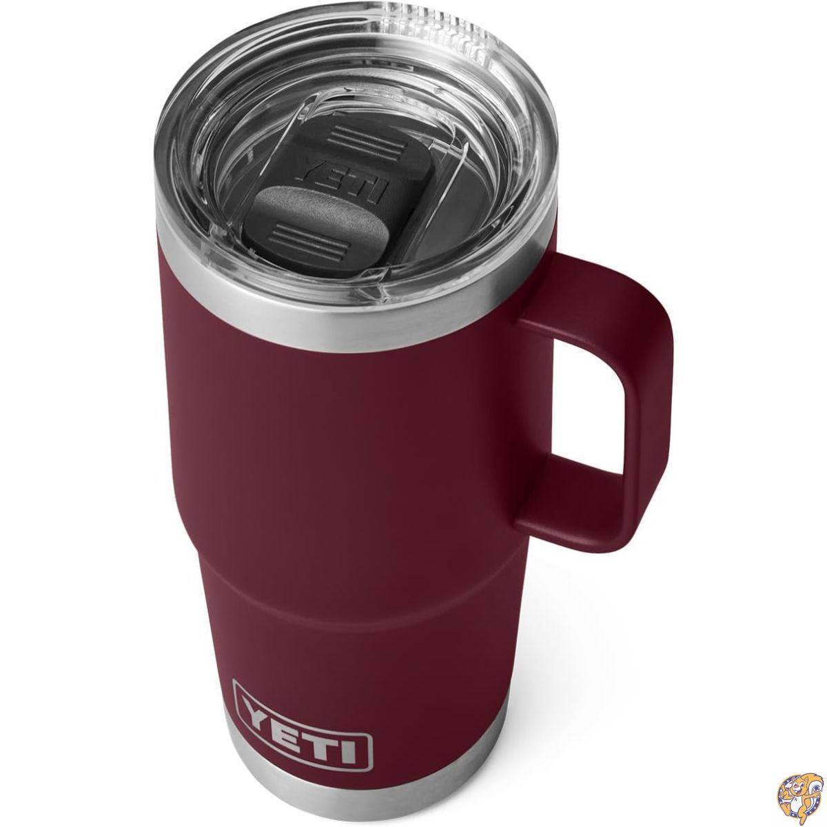 【クーポン配信中】YETI (イエティ) Rambler 20オンス トラベルマグ ステンレススチール 真空断熱 ストロングホールド蓋付き ワイルドバインレッド