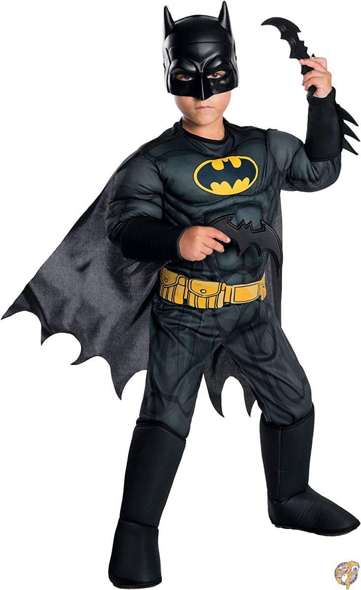 【クーポン配信中】バットマン コスプレ キッズ ハロウィン 仮装 サイズ (90-100cm) badman costume [平行輸入品]