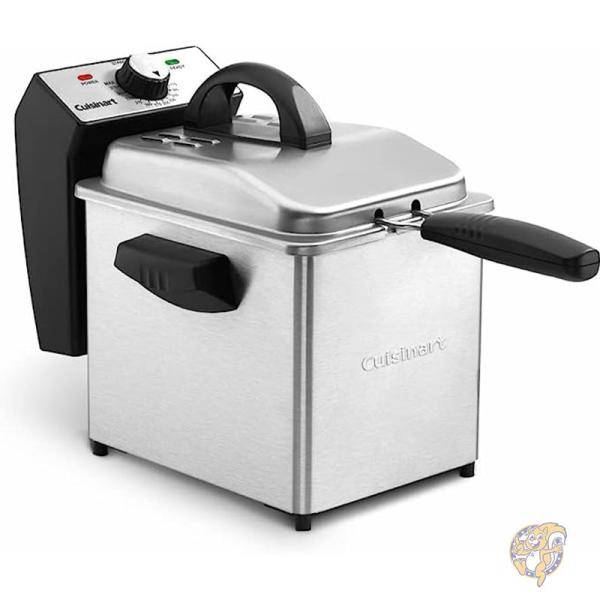 Cuisinart クイジナート キッチン 調理器具 ディープフライヤー ステンレススチール 2クォート CDF-130P1