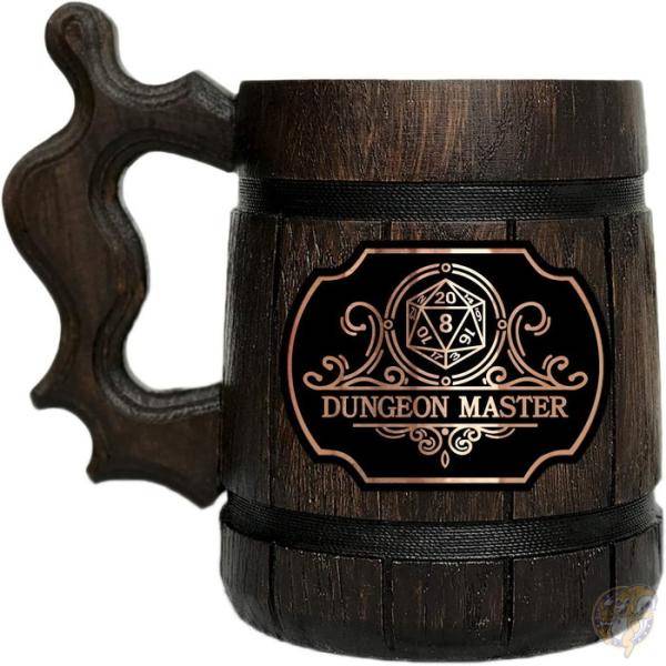 木製 ビアマグ BeardedMugs ビールジョッキ　マグ ゲーマー ウッド ビア 父の日ギフト お父さん誕生日
