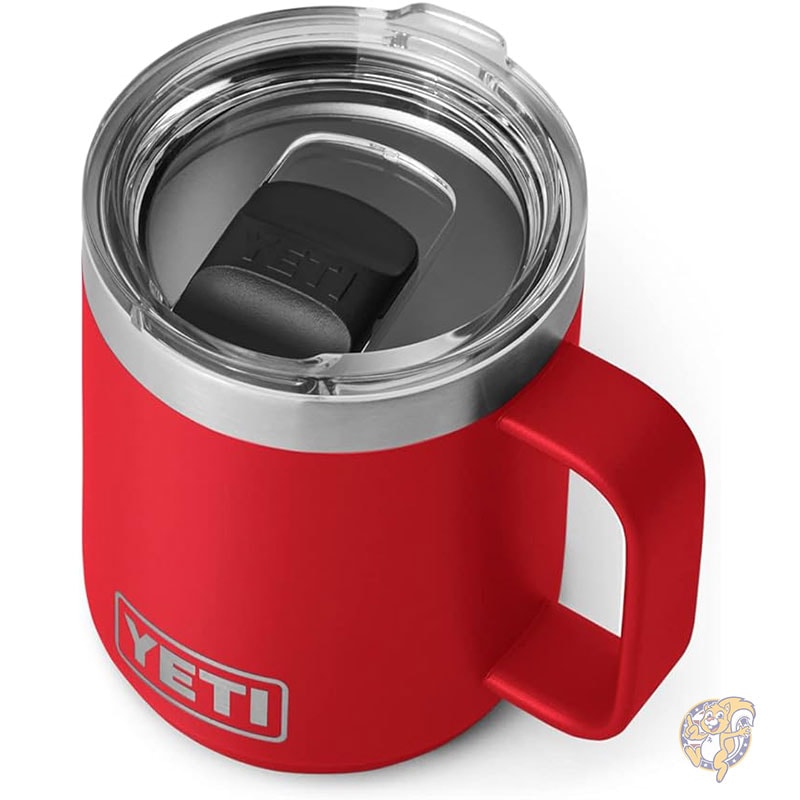 【クーポン配信中】YETI イエティー ランブラー マグカップ タンブラー スタッキングマグ 10オンス 295ml 真空断熱 ステンレススチール マグスライダー蓋付き レスキューレッド｜アメリカグッドバイブス 11,186円