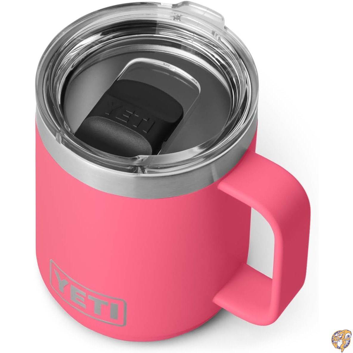 【クーポン配信中】YETI Rambler 10 oz Stackable Mug, Vacuum Insulated, Stainless Steel with MagSlider Lid, Tropical Pink