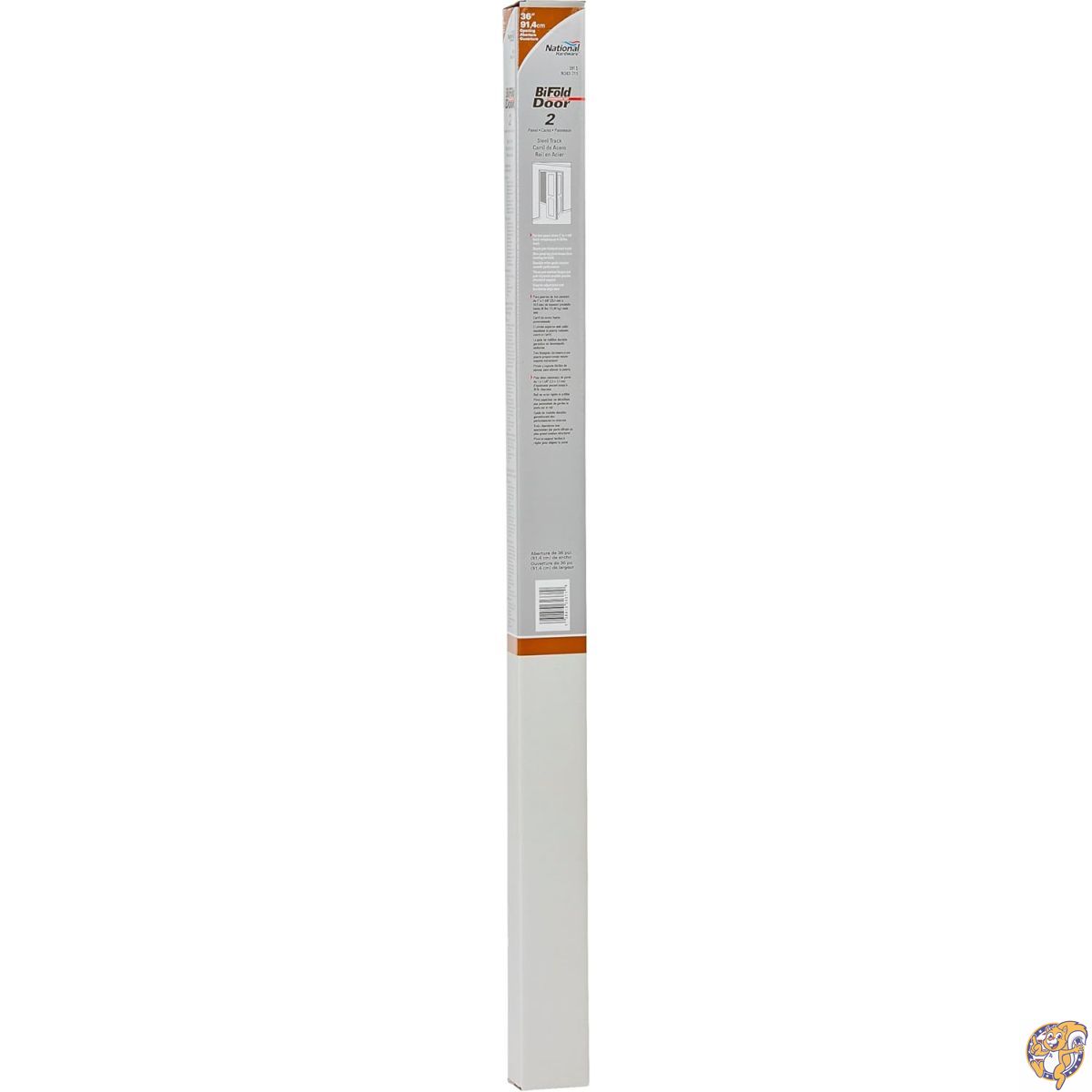 National 金具 折り戸金具セット 白 36 Inch N343-715 1