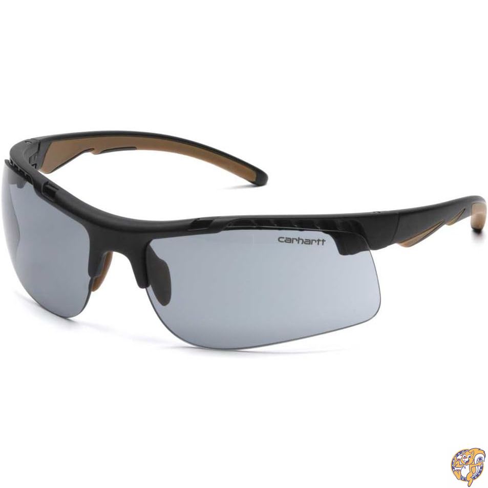 【百貨店大売り出し!クーポン券配達中】Carhartt Rockwood Safety Glasses, Gray Anti-Fog, Frustration-Free Packaging
