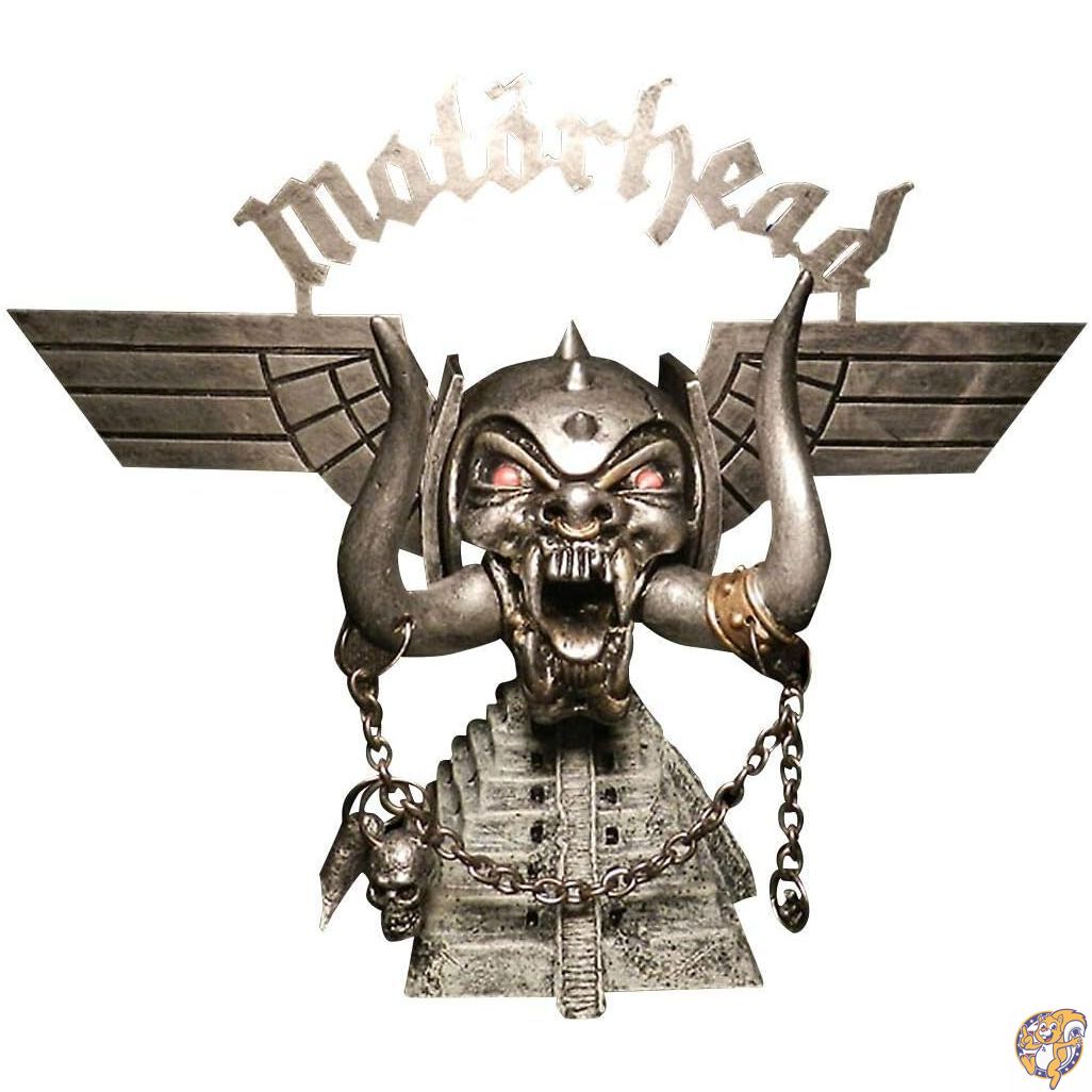 【クーポン配信中】[モーター ヘッド]Mot&ouml;rhead Motorhead Lemmy Kilmister Warpig Logo Tusk Skull Pyramid Statue Deluxe Heavy Metal Rock Collectible MHWP-001 [並行輸入品]