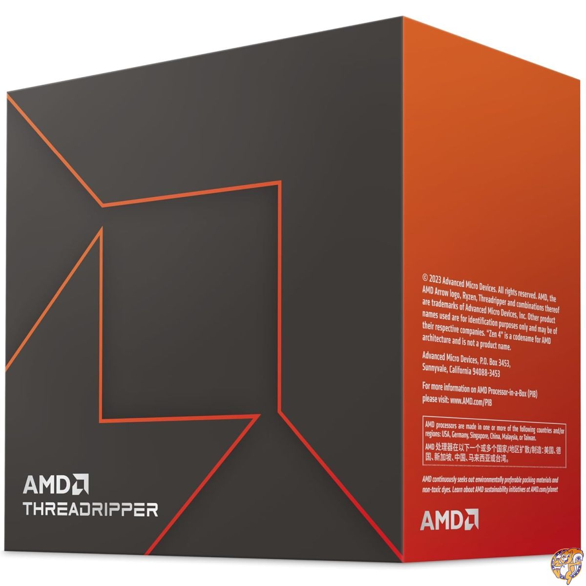 【百貨店大売り出し!引き換え証送達中】AMD Ryzen Threadripper 7970X 4.0GHz 32中核グループ / 64スレッド 160MB 350W 100-100001351WOF