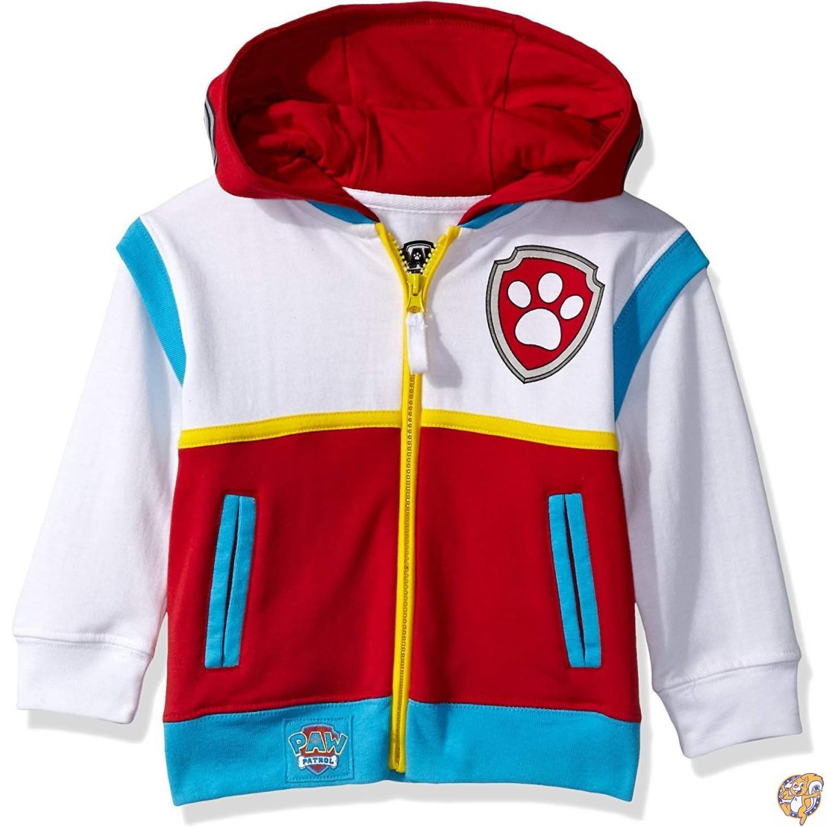 【最大1000円クーポン!4日&5日】Nickelodeon Toddler Boys Paw Patrol Ryder Costume Hoodie, Multi画像
