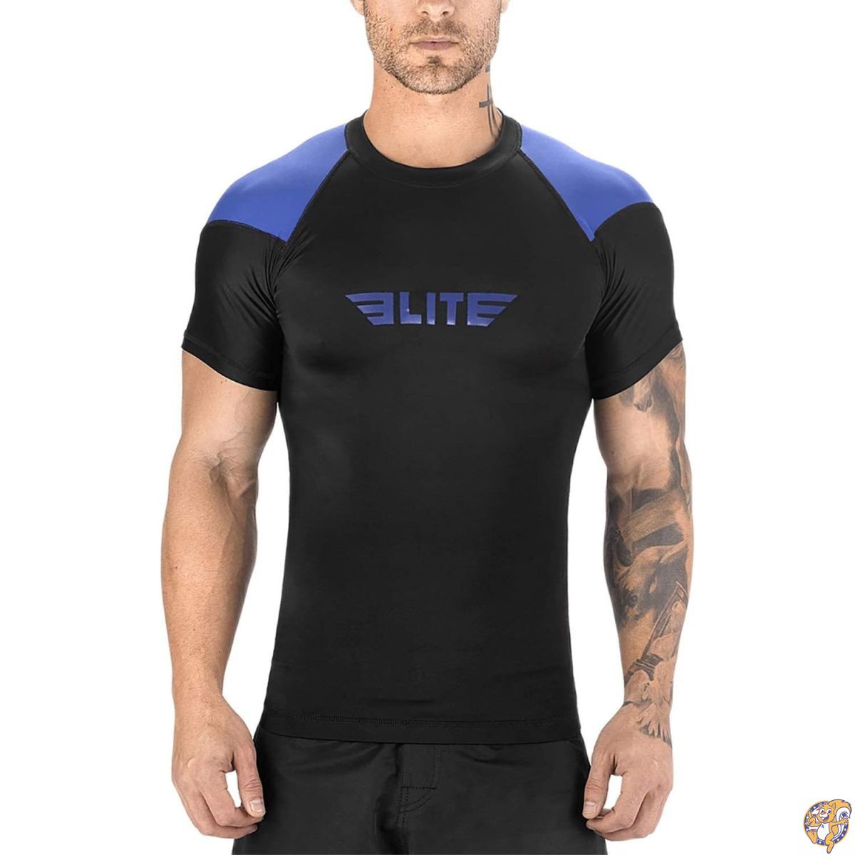 【クーポン配信中】Elite Sports ブラジリアン柔術ラッシュガード メンズ ブラジリアン柔術 柔術着 MMAランク 半袖 圧縮ベースレイヤー ラッシュガード｜アメリカグッドバイブス