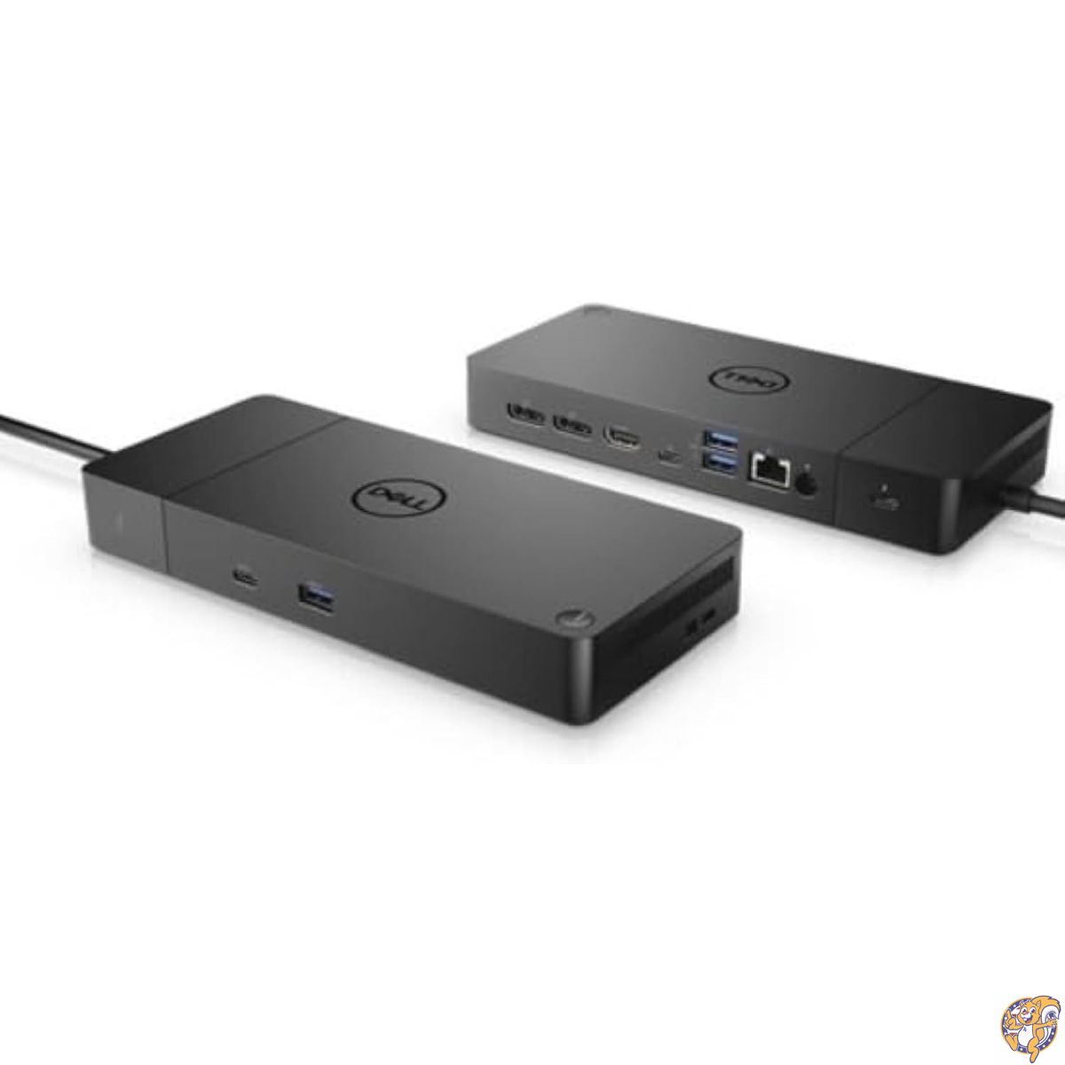 Dell Thunderbolt Dock WD19TBS (130W電力供給) 3.5mmポートなし USB-C、Thunderbolt 3、HDMI、デュアルディスプレイポート、ブラック