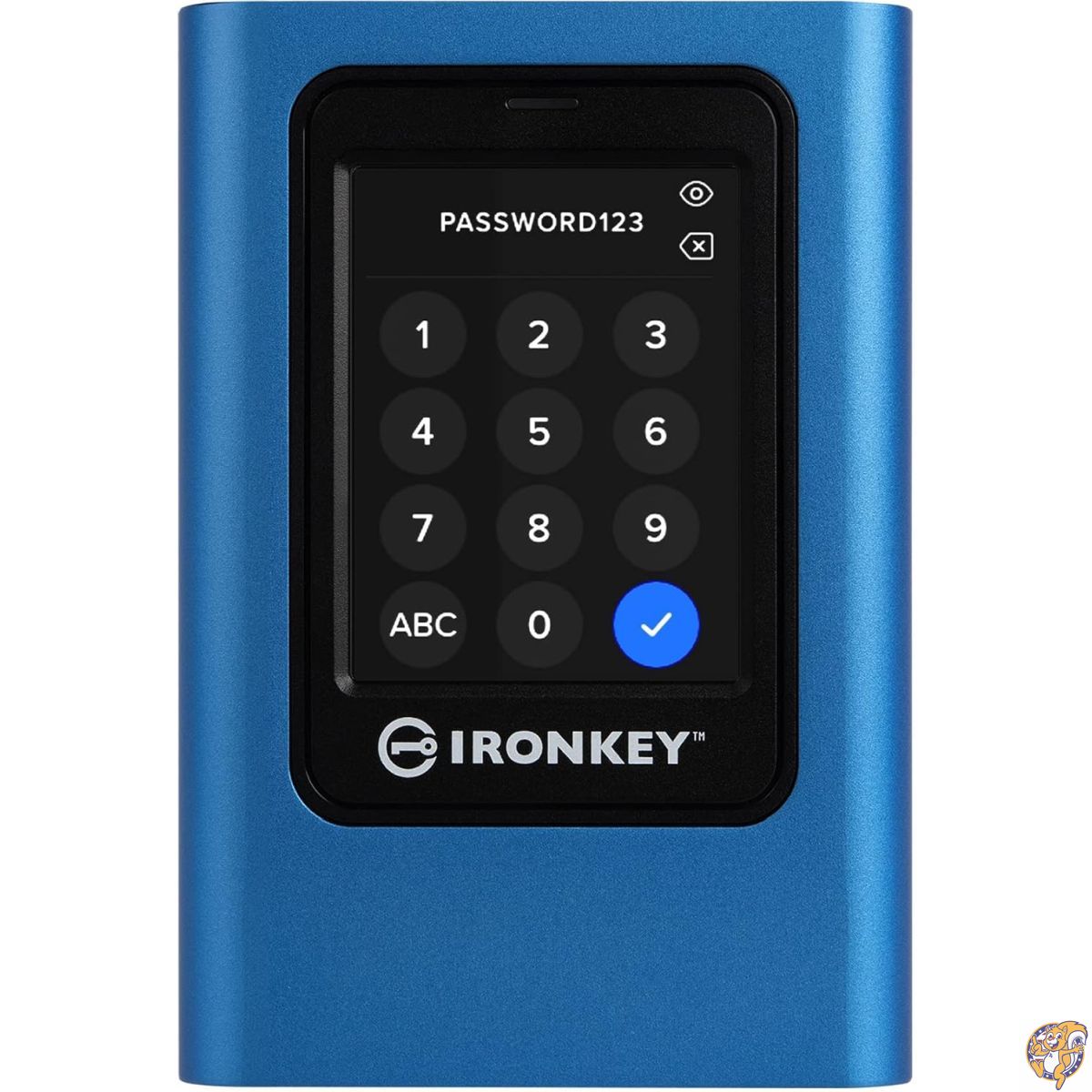 【クーポン配信中】Kingston IronKey Vault プライバシー 80 1.92TB 外付けSSD | FIPS 197 XTS-AES 256GB 暗号化 タッチスクリーンPIN セキュアデータ保護 IKVP80ES/1920G