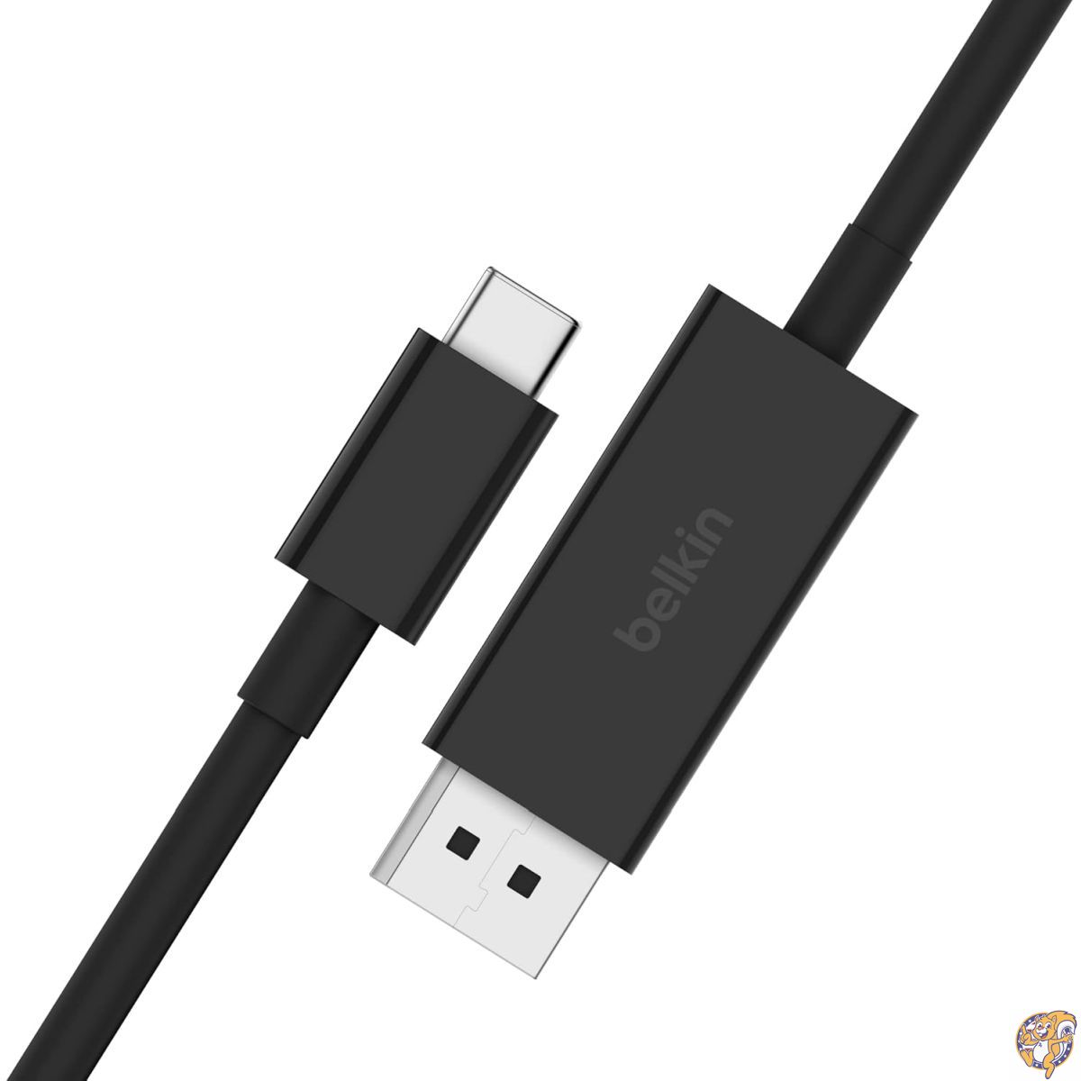 【百貨店大売り出し!クーポン券配達中】Belkin USB Type C - DisplayPort 1.4有線テレビ 6.6フート/2m、32.4Gbps 8K@60サイクルまたは4K@144HZ、HBR3、DSC、HDCP 2.2、DP Alt流行り物、低劣さ取り替えっこ性、Windows、MacOS、iPadOS、Androidなどに相応う